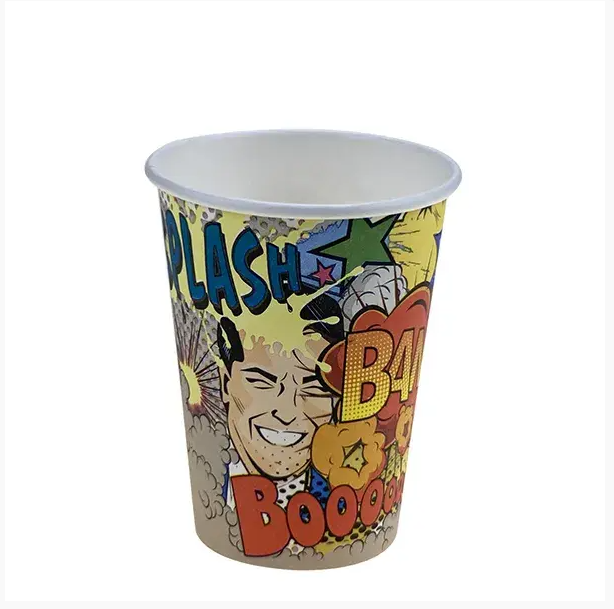 Wham Single Wall 12oz Truly Eco Paper Coffee Cups with Lids – 1000 Pack