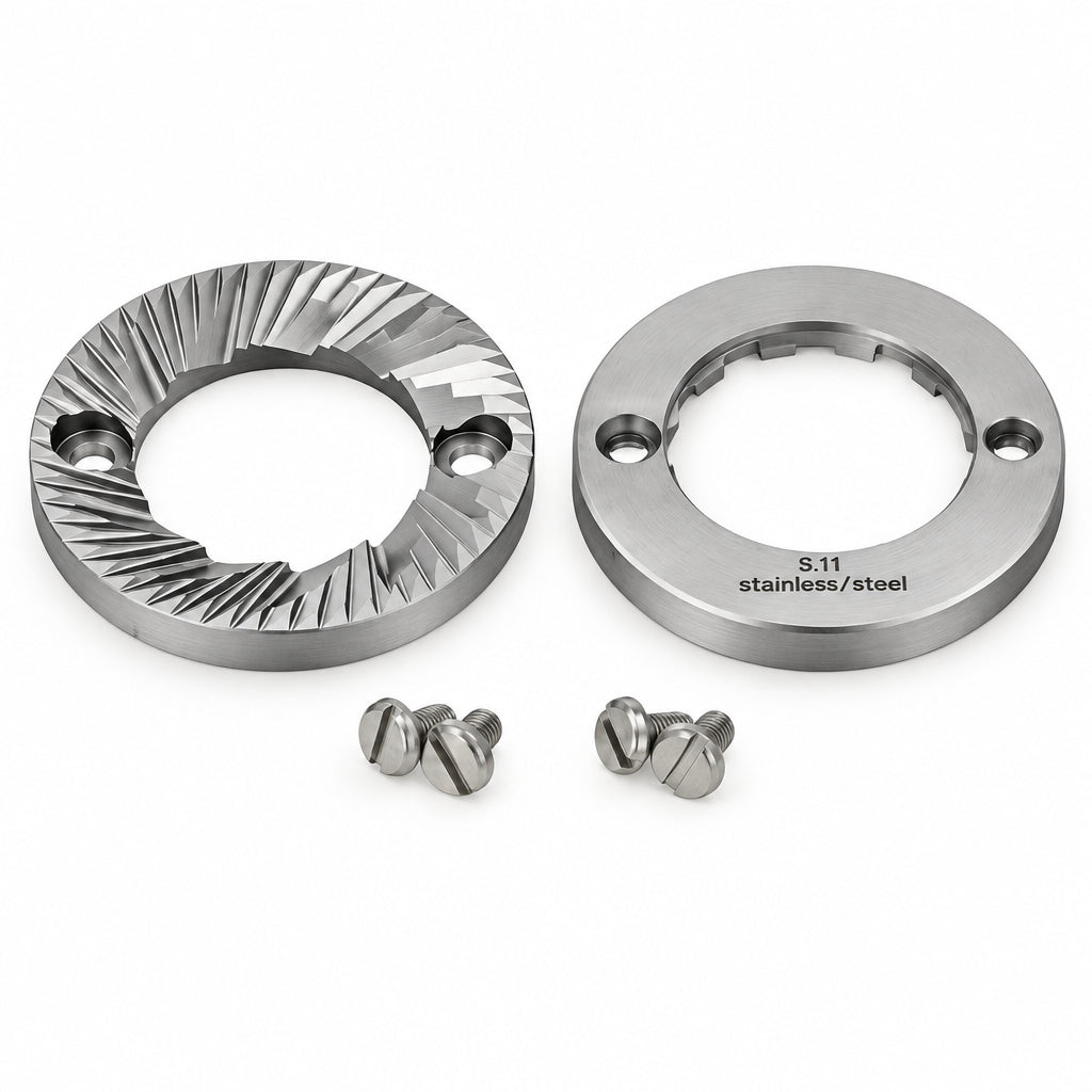 "Mahlkönig E65S 65mm LH flat grinding burr pair OEM replacement for E65S E65S-GBW E65W-GbS