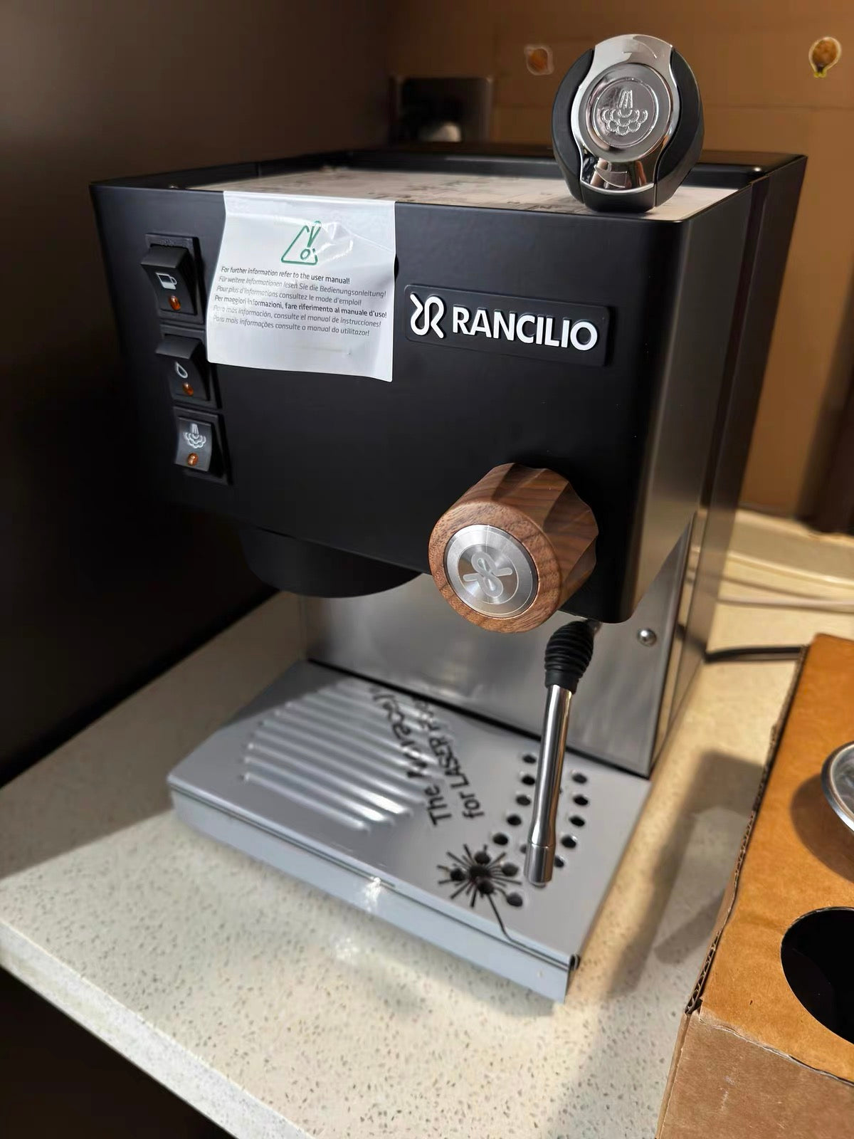 Rancilio Silvia and Pro X Custom Wooden Steam Knob Kit