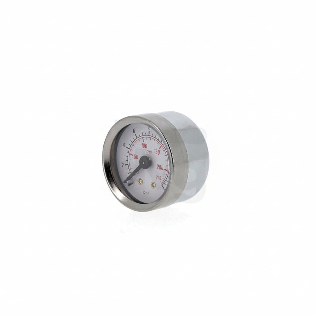 Elba 969 coffee machine group pressure gauge 40mm 0-16 bar M6 chrome