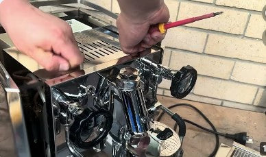 How to Remove the Case on a Quick Mill Rubino Coffee Machine