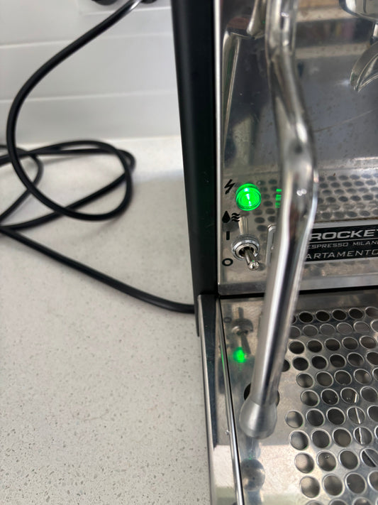 Rocket coffee machine main power switch