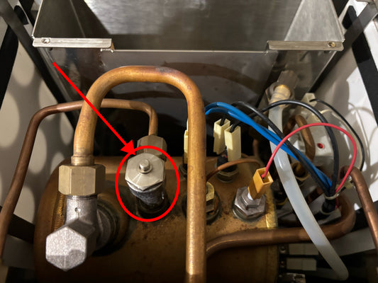 Rocket coffee machine hissing sound leaking from