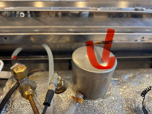 La Marzocco PB: Water Condensation on Cup Tray and Back Panel — Safety Valve Leaking