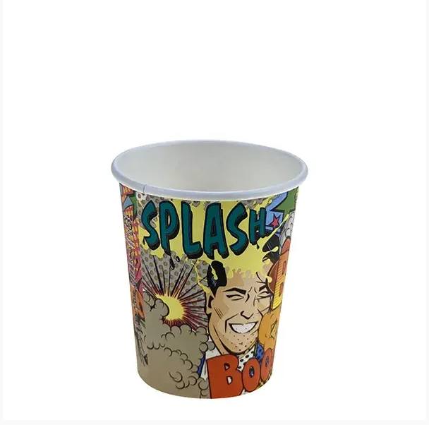 Wham Single Wall 8oz Truly Eco Paper Coffee Cups with Lids – 1000 Pack