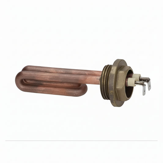 Isomac Zaffiro and VBM Piccolo boiler heating element 1200W 230V, 95mm immersed length, 2-pole, 1-inch short connection