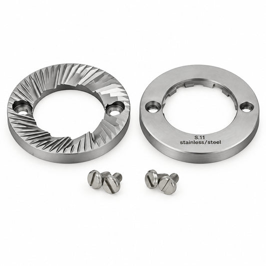 "Mahlkönig E65S 65mm LH flat grinding burr pair OEM replacement for E65S E65S-GBW E65W-GbS