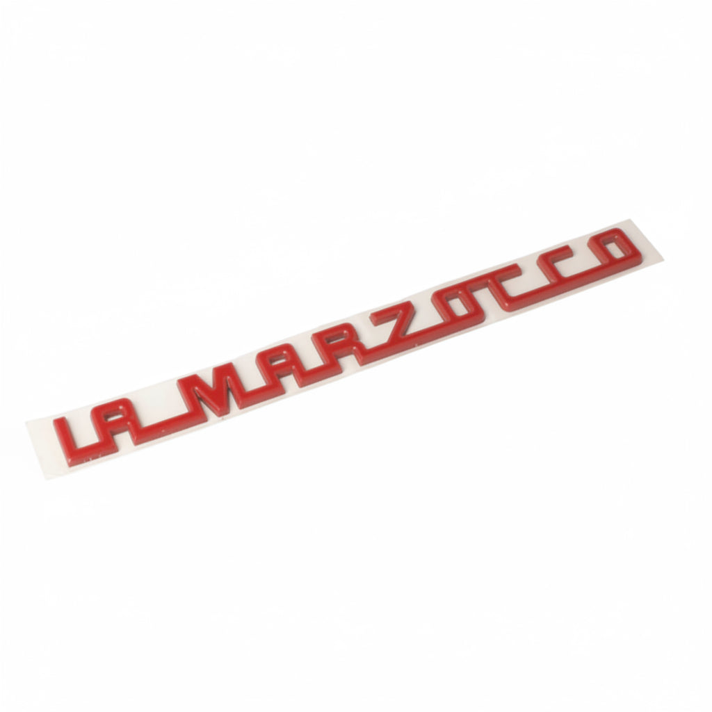 La Marzocco Linea PB Rear Logo Badge – Red RAL 3000 (D2007)
