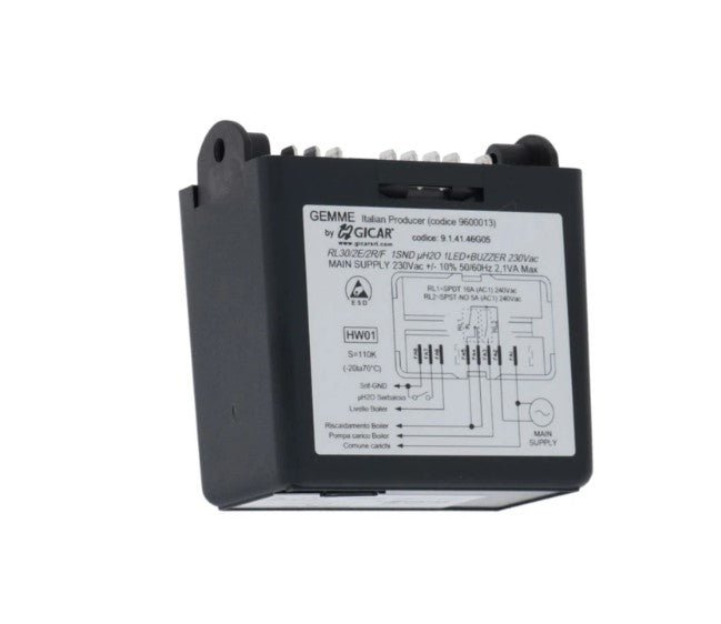 Lelit PL62 Mara control board Gicar 9.1.41.46G05 water level auto-fill regulator 9600013