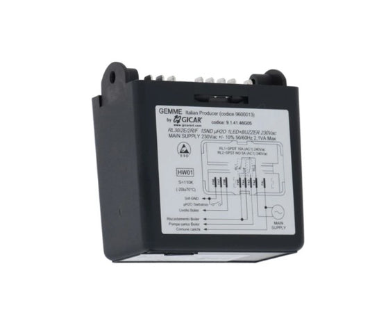 Lelit PL62 Mara control board Gicar 9.1.41.46G05 water level auto-fill regulator 9600013