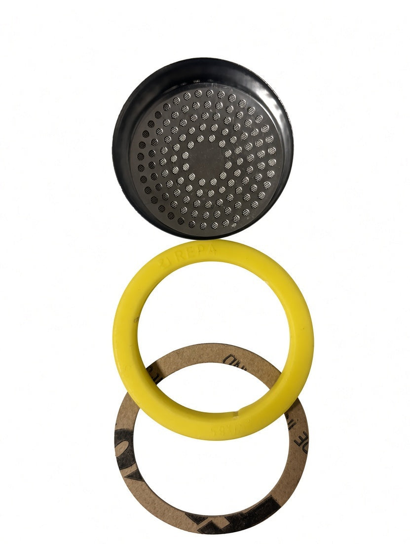ECM and Profitec E61 Group Head Service Kit – Cup Shower, 8.5mm Silicone Seal and Paper Spacer